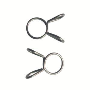 5-50pcs 3-100mm 스테인레스 스틸 와이어 스프링 클램프 조정 가능 단일 호스 파이프 케이블 용 링