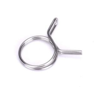 10Pcs 5mm-14mm 호스 클램프 스테인레스 스틸 튜브 스프링 클립  라인 씰링 파이프 하드웨어 액세서리