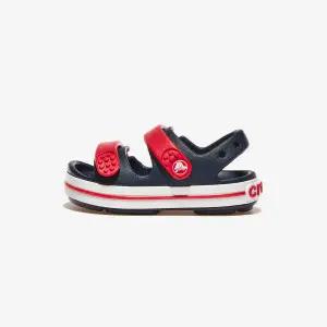 크록스 크록밴드 크루저 샌들 토들러 - NAVY/VARSITY RED