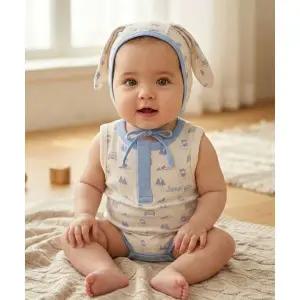 지프 JEEP JEEPKIDS 캠핑 베어 나시 바디수트 셋트 KR0TTU101BL 458517