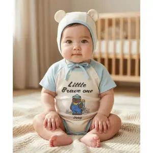 지프 JEEP JEEPKIDS 캠핑 베어 반팔 바디수트 셋트 KR0TTU102MT 458519