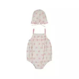 [롯데백화점]아가방 로랑끈나시바디수트(모자)(PINK)01T327959