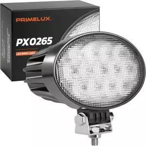 Primelux 6.5인치 타원형 LED 트랙터 조명 65W 5850lm 고출력 12-24V 작업 트럭 및 대형 장비용 IP68 방수