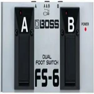 BOSS FS-6 듀얼 풋스위치로 악기 FX 등을 순간적으로 켜고 끌 수 있습니다. 발로 기능 전환 기타 호환