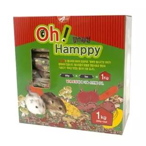 오 햄피 햄스터 사료 1kg HLR2+8INI