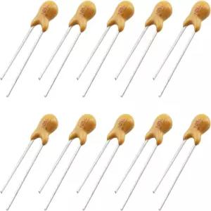 TAODAN 10PCS 인라인 탄탈륨 커패시터 35V-1uf 단방향 전도도로 컴퓨터 전화 전자 제품용 충전 및 방전