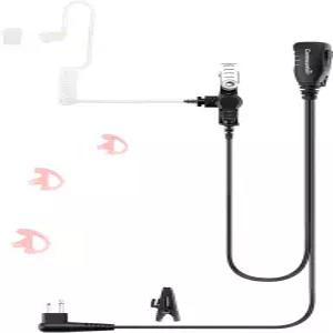 모토로라 워키 토키 및 PTT/Mic 라디오용 커마운틴 이어피스 CP200D R2 BPR40 CLS1410 RMU2040 음향 튜브