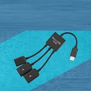 [COMS]USB 3.1 Type C 허브 USB 2P Micro 1P-WD538C8