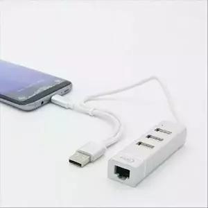 [COMS]USB 3.1 Type C 허브 Type C to USB 2.0 3Port LAN 1-WD534C4