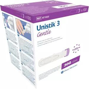 오웬 맘포드 유니스틱 3 안전 랜싯(30G) 100 카운트