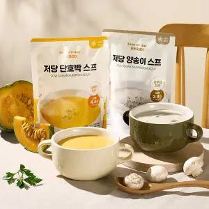 [포케올데이] 저당 스프 2종 250g 골라담기(양송이 / 단호박)中 택1