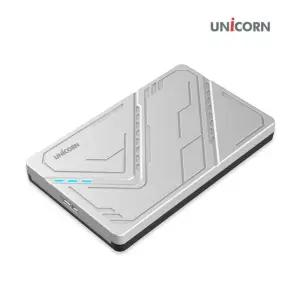유니콘 HDD-300V USB3.1 2.5인치 외장하드케이스외부 저장 저장소 오리코 휴대용 용데이타소 데이터소