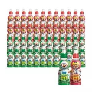 팔도 뽀로로 사과 235ml x 24개 + 딸기 235ml x 24개