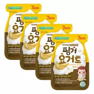아이배냇 베베 핑거요거트 바나나 4팩
