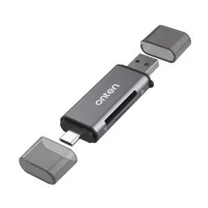 Coms 카드 리더기 2 in 1 C타입 USB 3.0메모리기 데이터전송기 2IN1기 저장장치기 메모리기