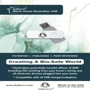 5G를 포함한 유해한 비일관성 EMF 주파수를 무력화하는 온 집안용 Aulterra 홈 중화기 USB
