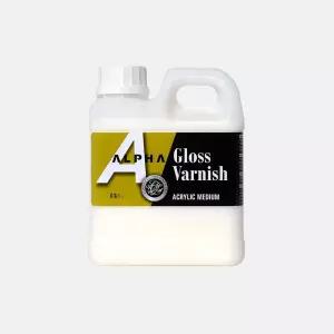 알파 그로스바니쉬 Gloss Varnish(유광) 1000ml리폼 마감제 DIY 미술재료 아크릴물감보조제 공예 아크릭