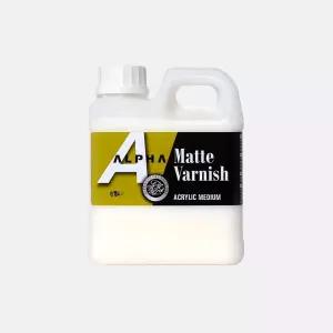 알파 매트바니쉬 Matte Varnish(무광) 1000ml리폼 공예 DIY 미술재료 아크릴물감 아크릭 보조제 마감제