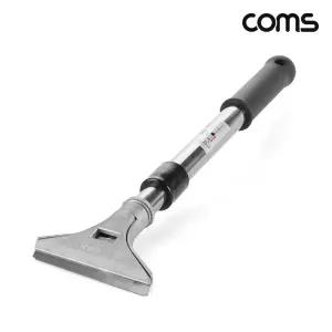 Coms 해피손 2단 스크래퍼 껌 티커 페인트 벽지 전단지 제거 헤라텐레스 크레 스크 타일작업 실리콘공구 다