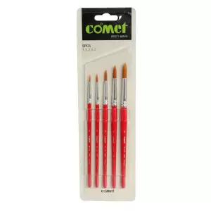 COMET 320 디자인 세필붓세트_5본 브러쉬 미술용 화방용 세필 5본 도구