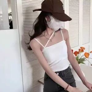[하프클럽/]bns V자 크로스 끈 포인트 브라탑 날개형 스트랩 캡 기본