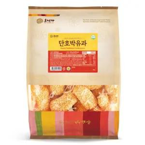 호정가 단호박유과 500g가 전통간식 옛날 선물용 세트 맛있는