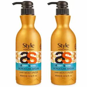 노워시 바르는 헤어팩 대용량 모로칸 트리트먼트 400ml 2개