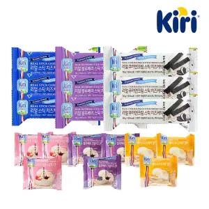 끼리 크림치즈 디저트 올인원 패키지(리얼스틱 3종 3개씩+찰떡 3종 3개씩) 총18개