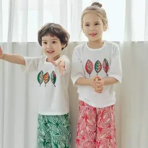 리프통큰 칠부실내복(2color)