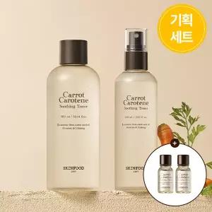 [스킨푸드] 당근 수분진정 토너 기획세트(300ml+미스트타입150ml) + (증정) 토너14ml 2개