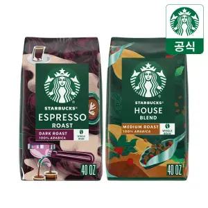 [무배+5만원이상 랜덤굿즈] 스타벅스 대용량 원두커피 1.13kg 홀빈