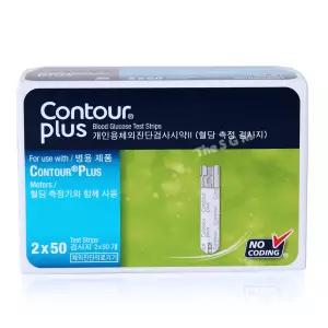 컨투어 플러스 혈당시험지 100매 컨투어플러스 원(27|03월)