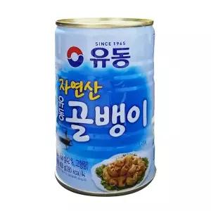 유동 자연산 골뱅이 400g / 통조림 캔