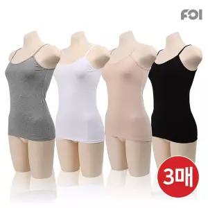 [포이]국내제작 면스판 나시/끈나시 3매