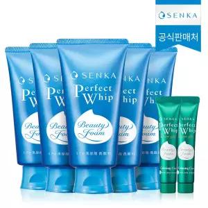 [공식] 공식판매처 센카 퍼펙트휩 120g 5개 + 카밍 시카 15g 2개