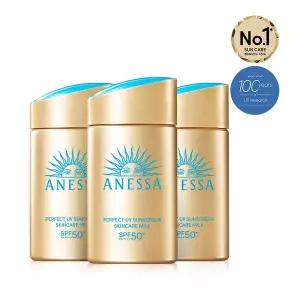 [아넷사] 퍼펙트 UV 선스크린 스킨케어 밀크 NA 60ml 3개
