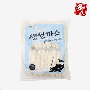 다인 대구 생선까스 1.2kg 생선튀김 순살 흰살 일식 경양식 간편식 냉동요리