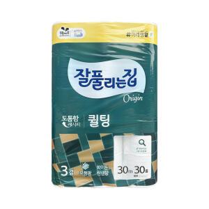 케이에이치커머스 잘풀리는집 퀼팅 30m 3겹 30롤x1팩