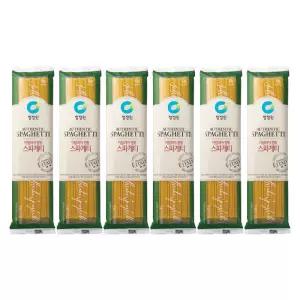 청정원 스파게티면, 500g, 6개