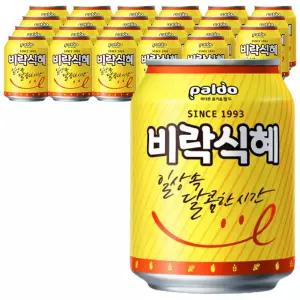 팔도 비락식혜, 238ml, 24p, 1개