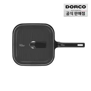 [십일절 ~25%] 도루코 뉴캐스트 초콜릿 IH 주물 인덕션 그릴팬 28cm 세트 (+유리뚜껑)