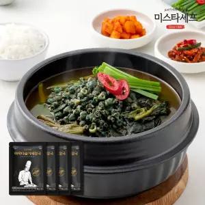 미스타셰프 아욱다슬기해장국 500g 4팩