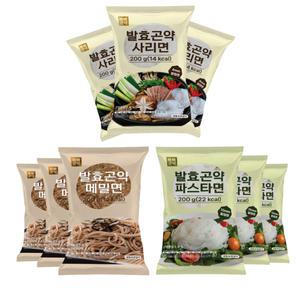 발효곤약면 3종 (사리면/메밀면/파스타면) 9팩 묶음 골라담기