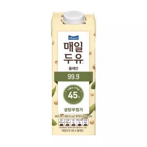 매일두유 99.9 950ml X4팩/무가당두유/고단백두유/무배