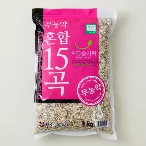 초록숟가락 무농약 혼합15곡 3kg