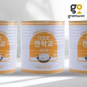 다조은락교 3S 3kgX6캔 이엔 일식 락교 대용량 업소용 반찬