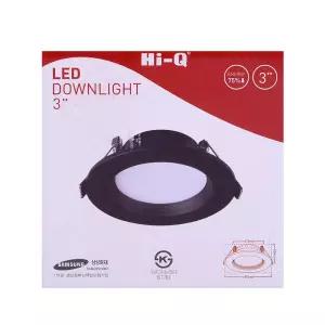 다운라이트 블랙 75MM 6W 6400K JS-KSLED206-F