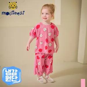 [몰리멜리] 애플주름쿨링상하복
