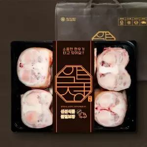한우 우족 3kg | 보신세트 우족탕 찜 사골곰탕 육수 설렁탕 도가니탕 국물 국거리 몸보신 소 뼈 탕거리 투뿔 마장동 프리미엄 국내산 1++등급 소고기 선물세트 [압구정한우]