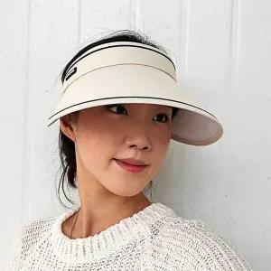 햇빛가리개 돌돌이 썬캡 모자 베이지 여름 창넓은 WEE2A95